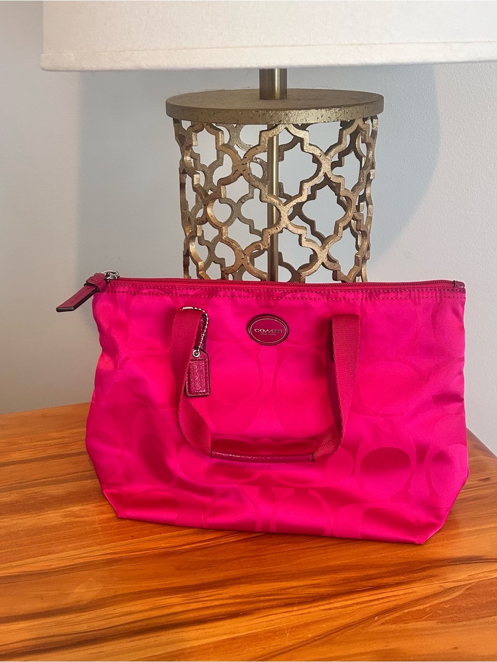 Coach, Hot Pink, Getaway Style, Handbag Size Tote
